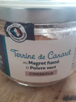 Terrine de canard au magret fumé & poivre vert