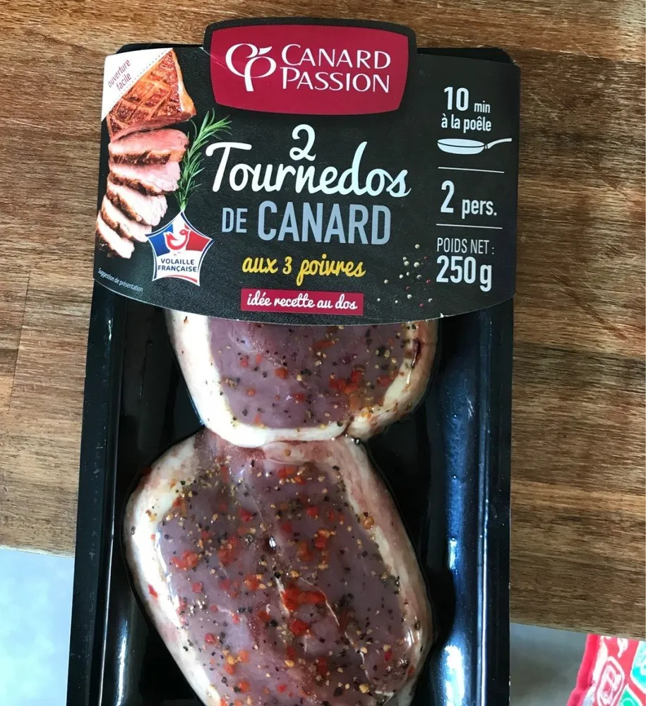 2 tournedos de canard