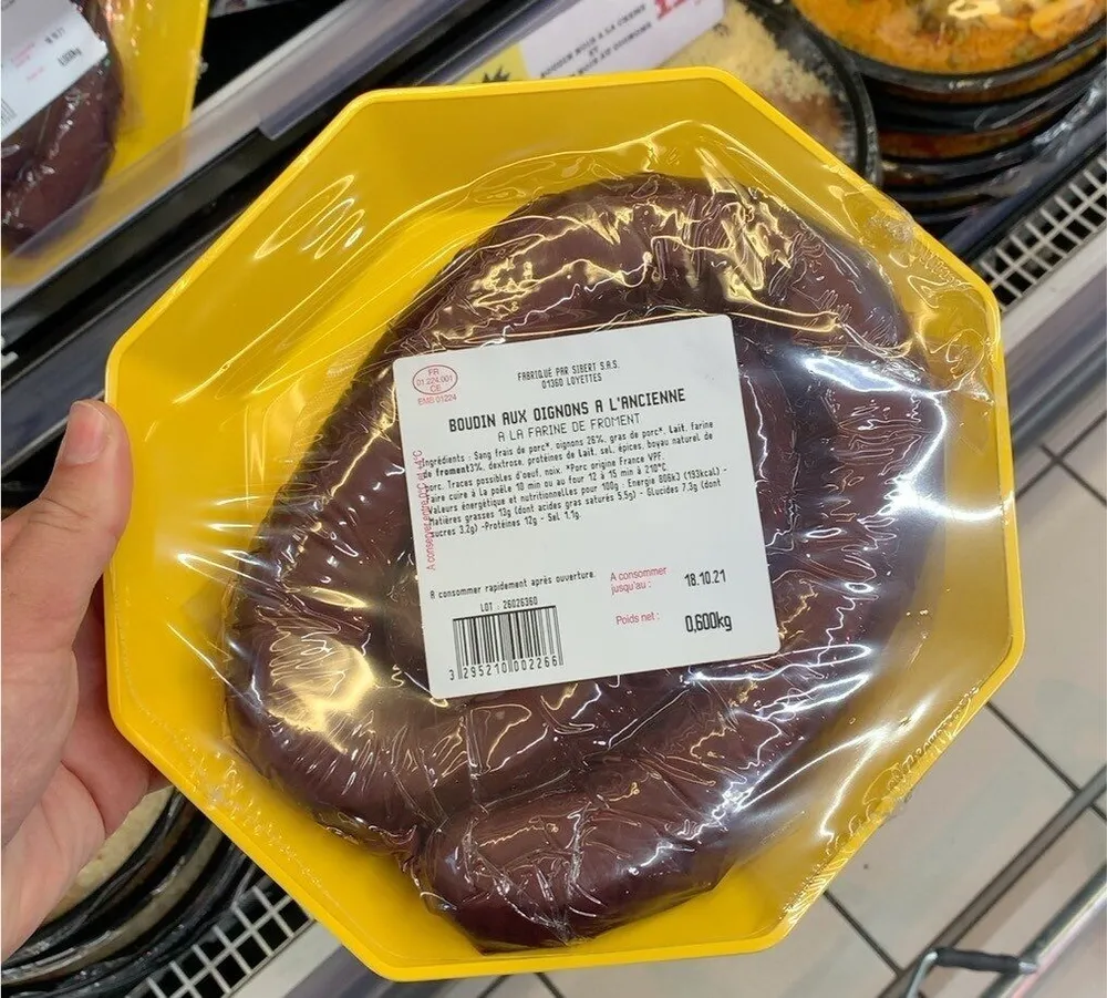 Boudin aux oignons