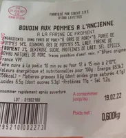 Boudin aux pommes à l'ancienne