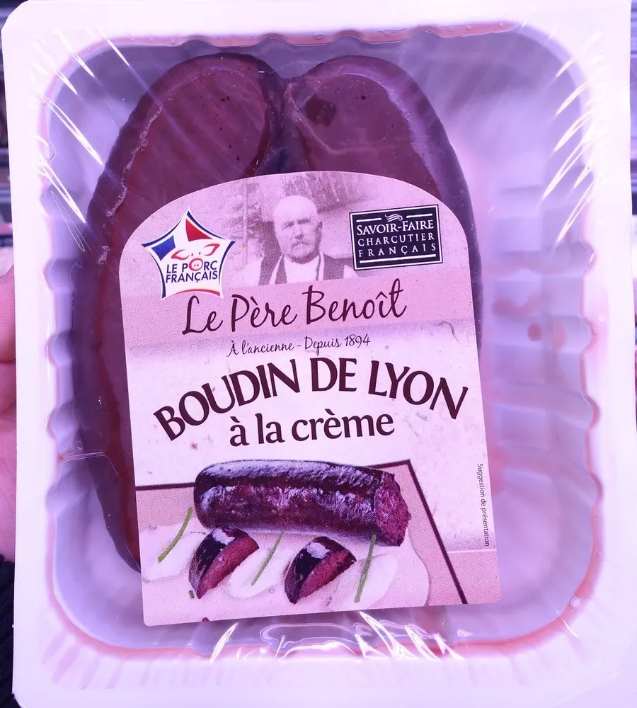 Boudin de Lyon à la crème