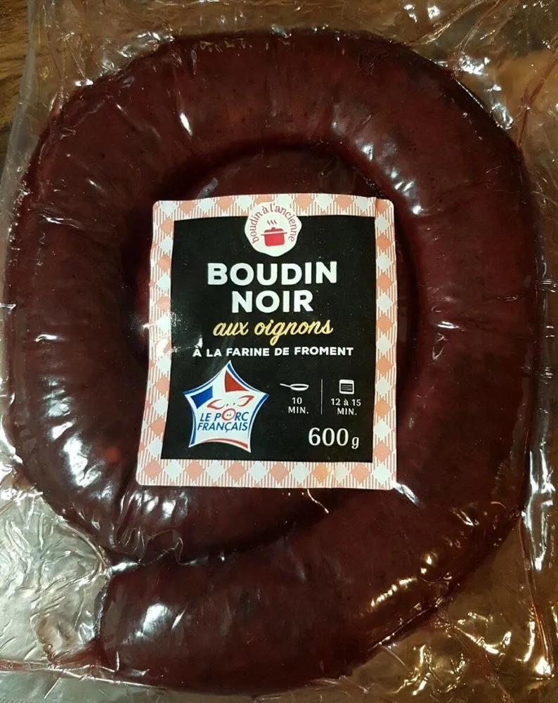 Boudin aux oignons à l'ancienne à la farine de froment