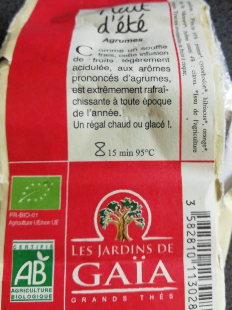 Tisane Bio nuit d'été