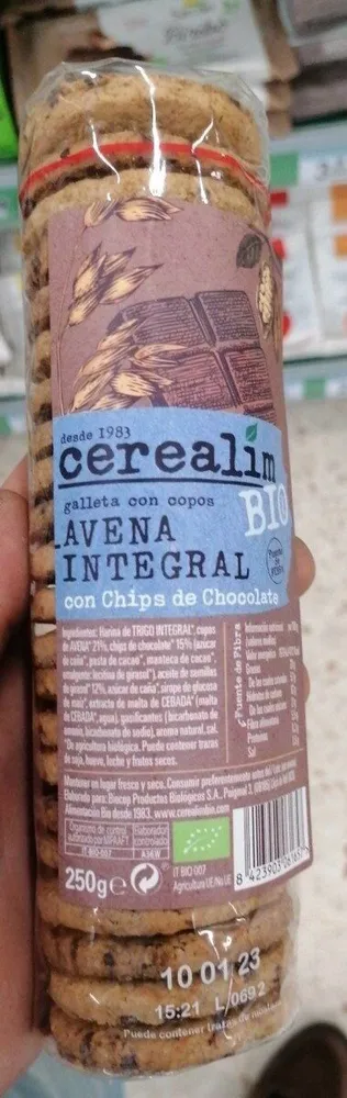 Galleta copos avena