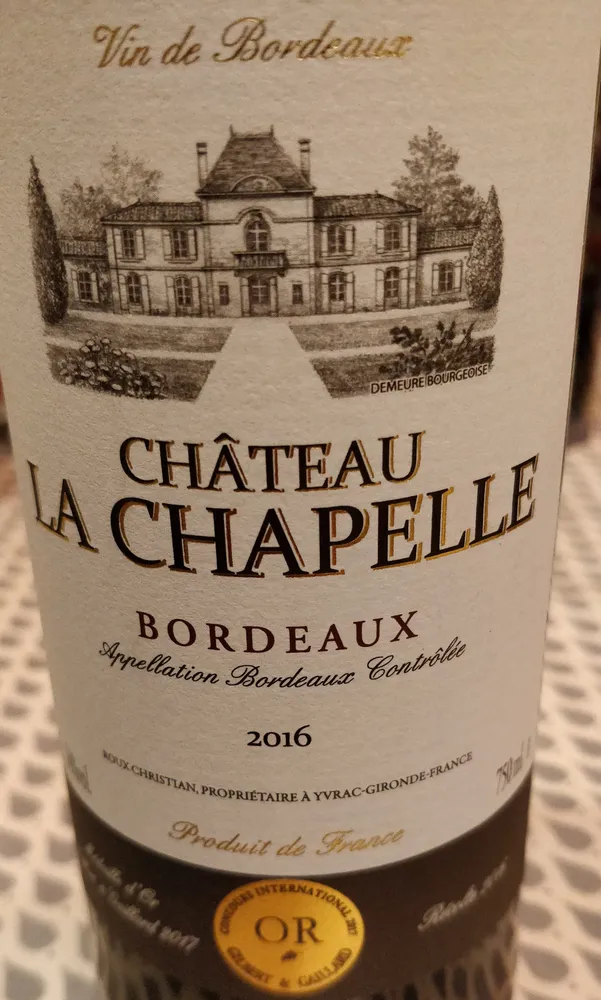 Château La Chapelle Bordeaux