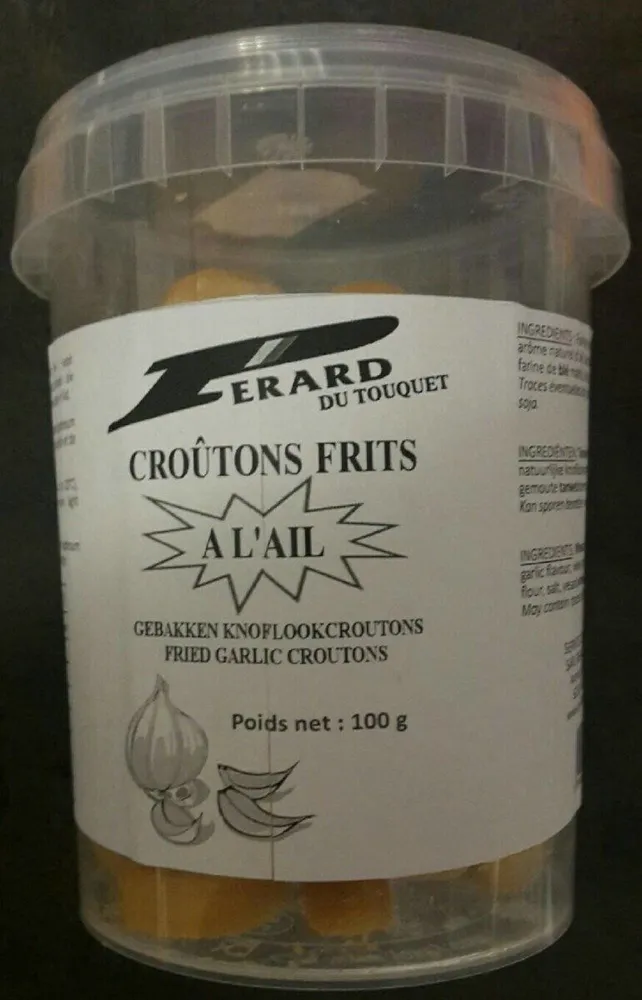 Croûtons frits "a l'ail"