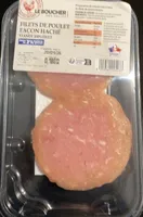 Filets de poulet facon haché