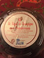 Le régal de Bourgogne aux Cranberries