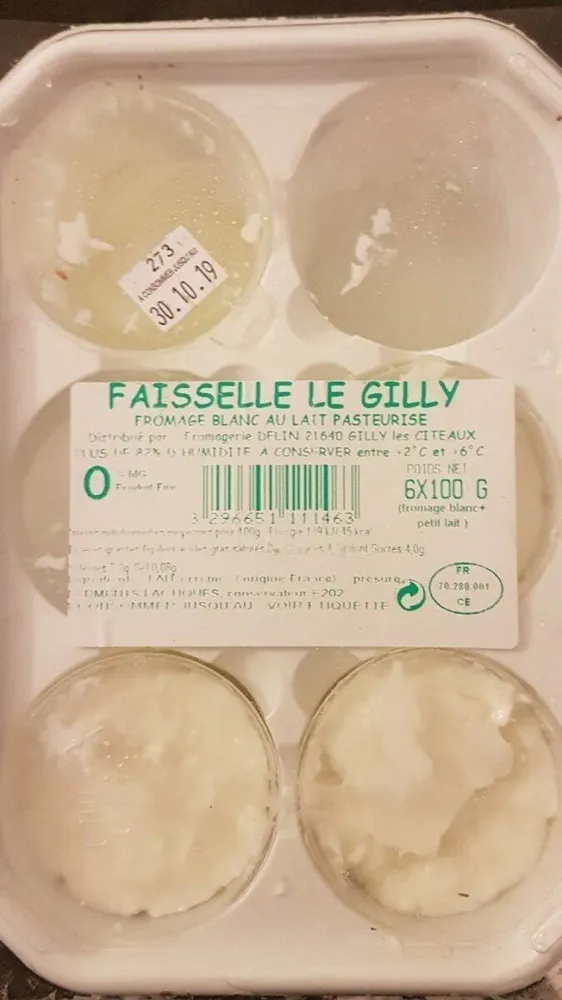 Faisselle fromage blanc 0 %