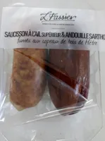 Saucisson à l'ail supérieur et andouille sarthoise