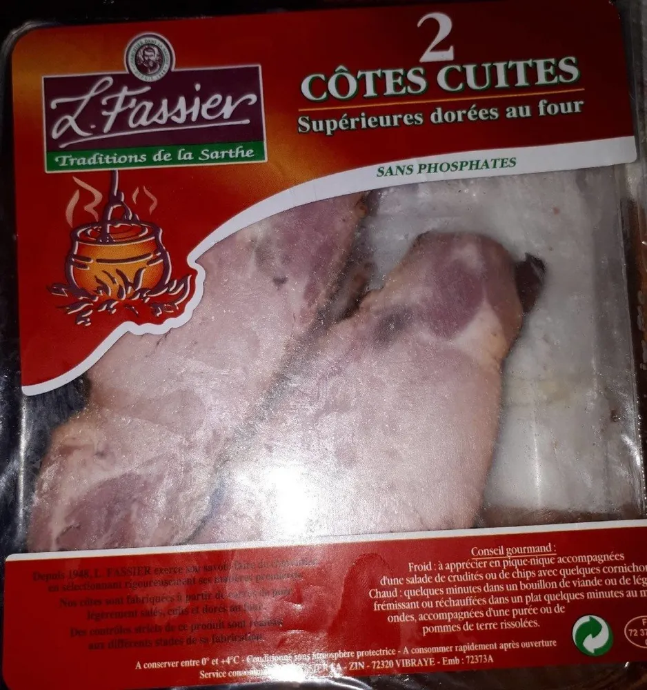 Côtes cuites