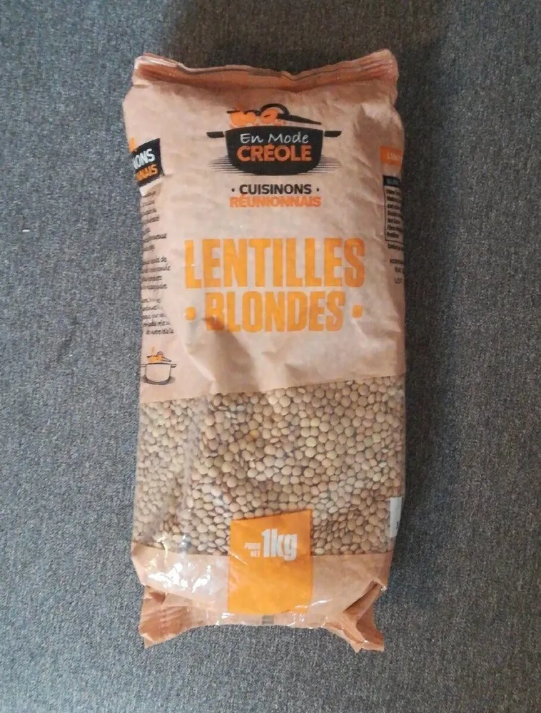 Lentilles blondes
