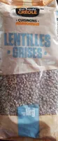 Lentilles grises