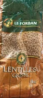 Lentilles grises