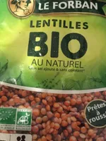 Lentilles bio au naturel