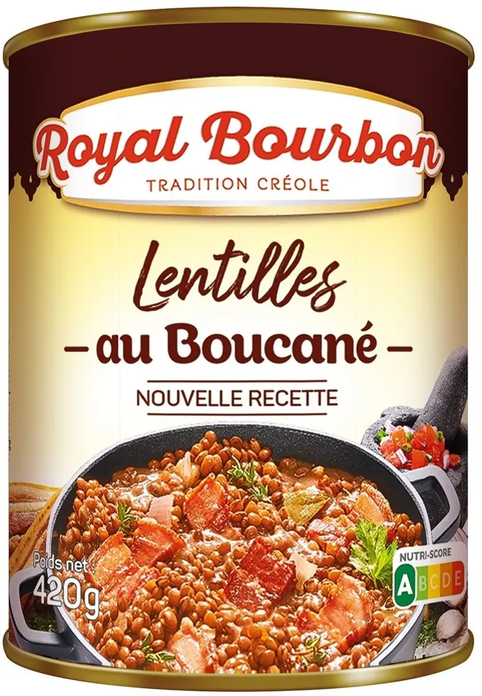 Lentilles au boucané