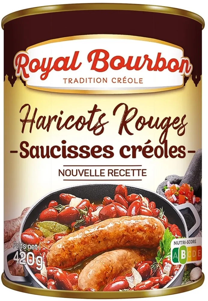 Haricots rouges aux saucisses créoles 1/2