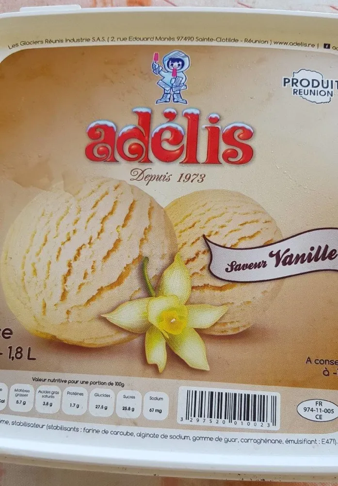 Glace vanille Adelis