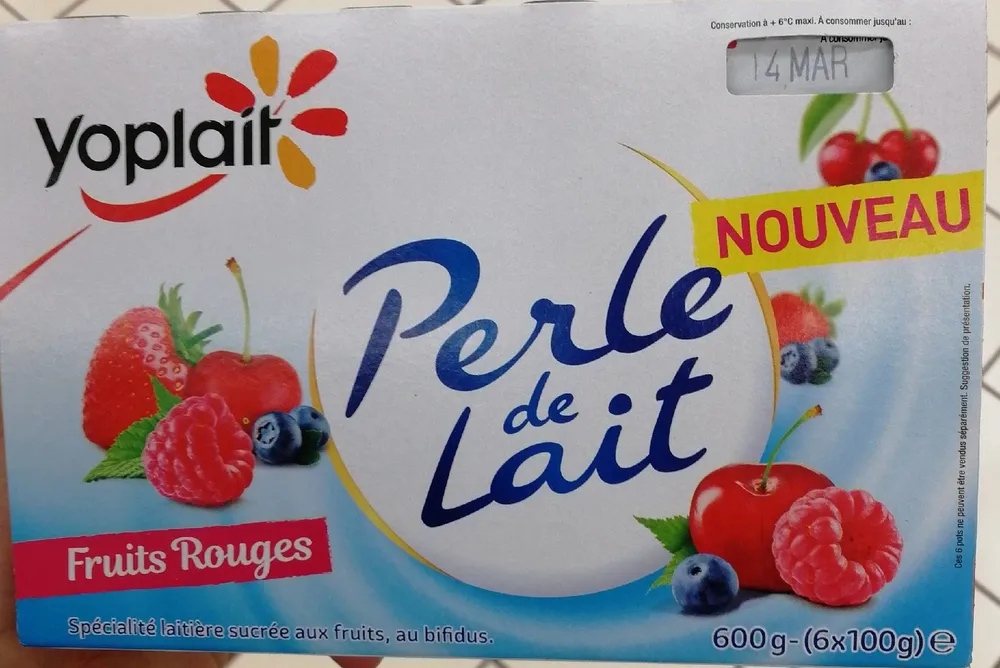 Perle de lait fruit