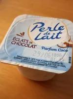 Yoplait perle de lait éclats de chocolat parfum coco