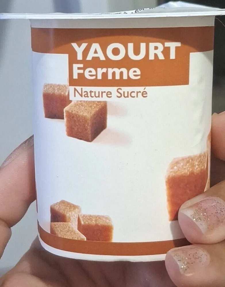 Yaourt nature sucré