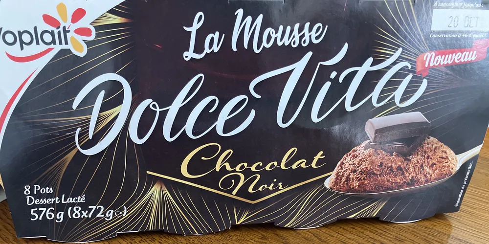 La Mousse Dolce Vita Chocolat Noir