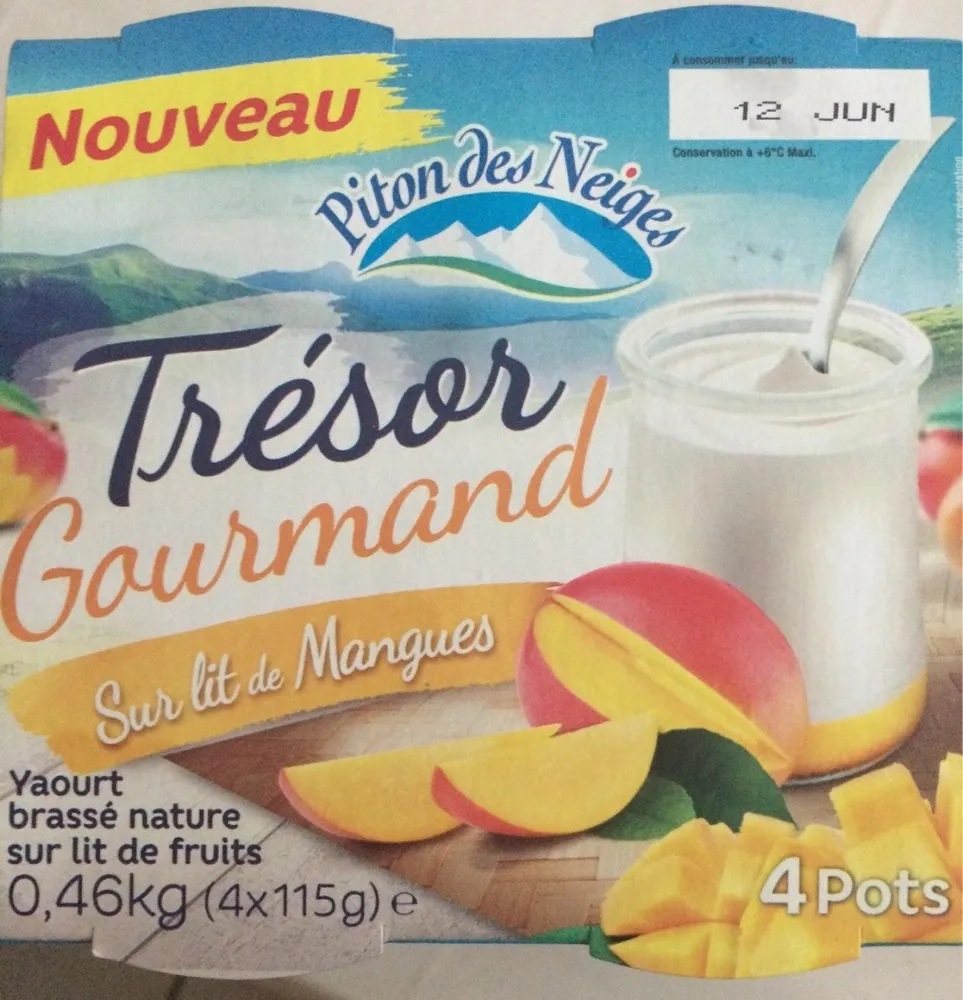Trésor gourmand sur lit de mangues