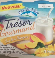 Trésor gourmand sur lit de mangues