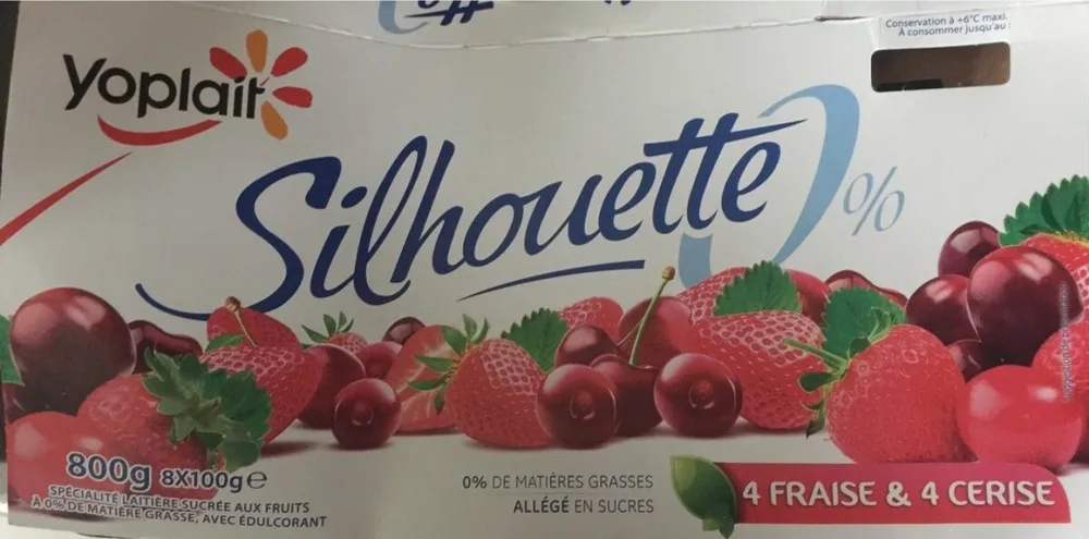 Silhouette fraise et cerise