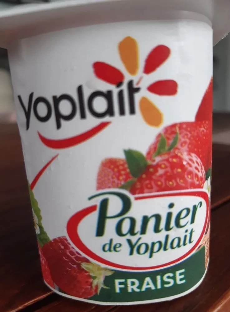 Panier de Yoplait Fraise
