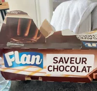 Flan saveur chocolat