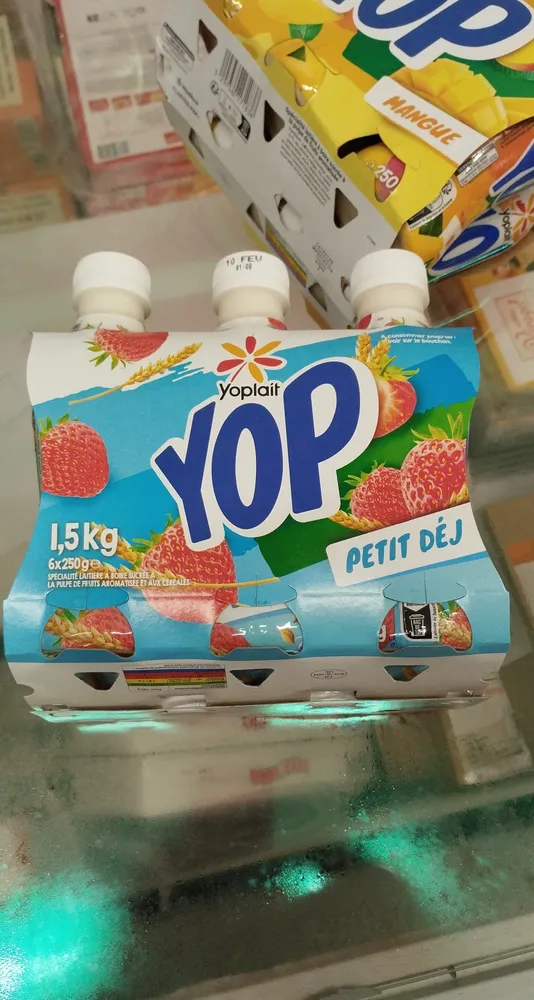 Yop Petit Déj Fruit Rouge 6x250g