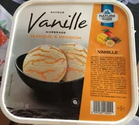 Glace vanille mangue passion