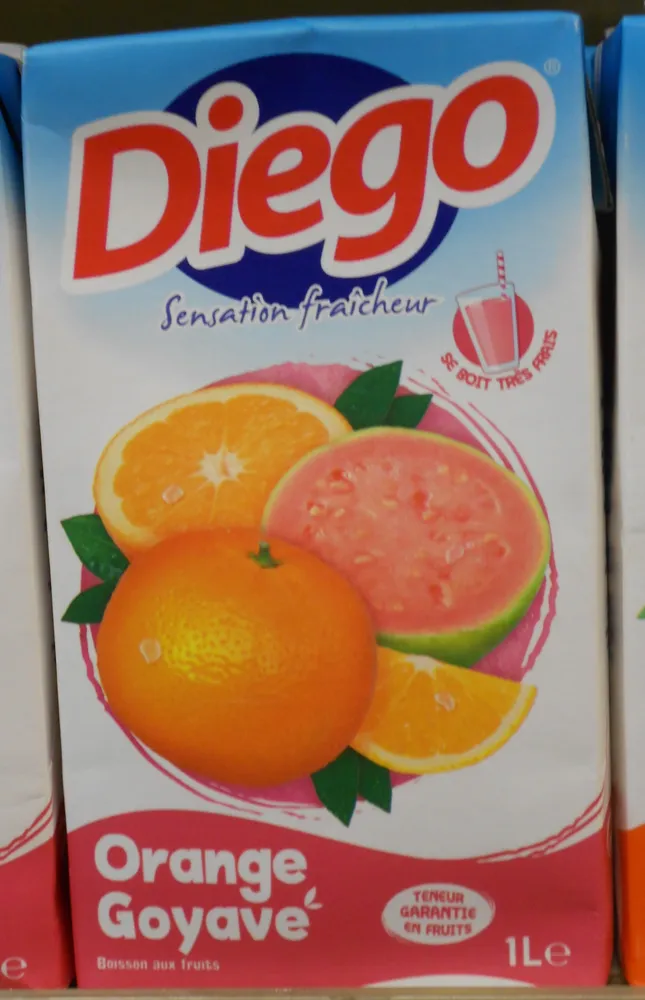 Jus d'orange Goyave