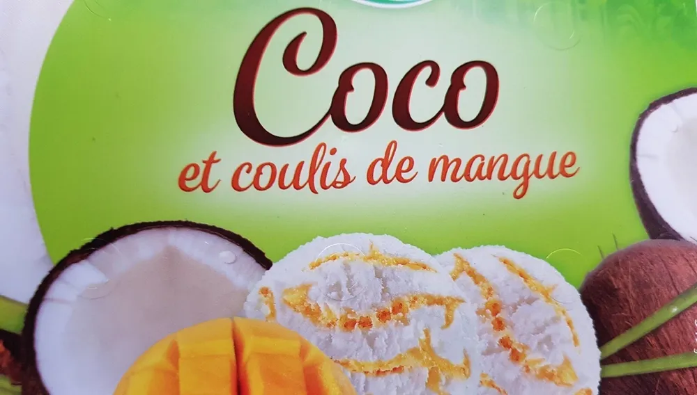 Coco et coulis de mangue
