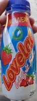 Lait goût fraise
