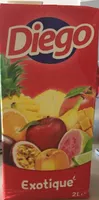 Jus de fruits exotiques