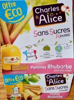 Pommes Rhubarbe avec morceaux