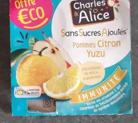 Compote pommes citron yuzu