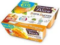 Charles & Alice pomme mangue 4x100 g
