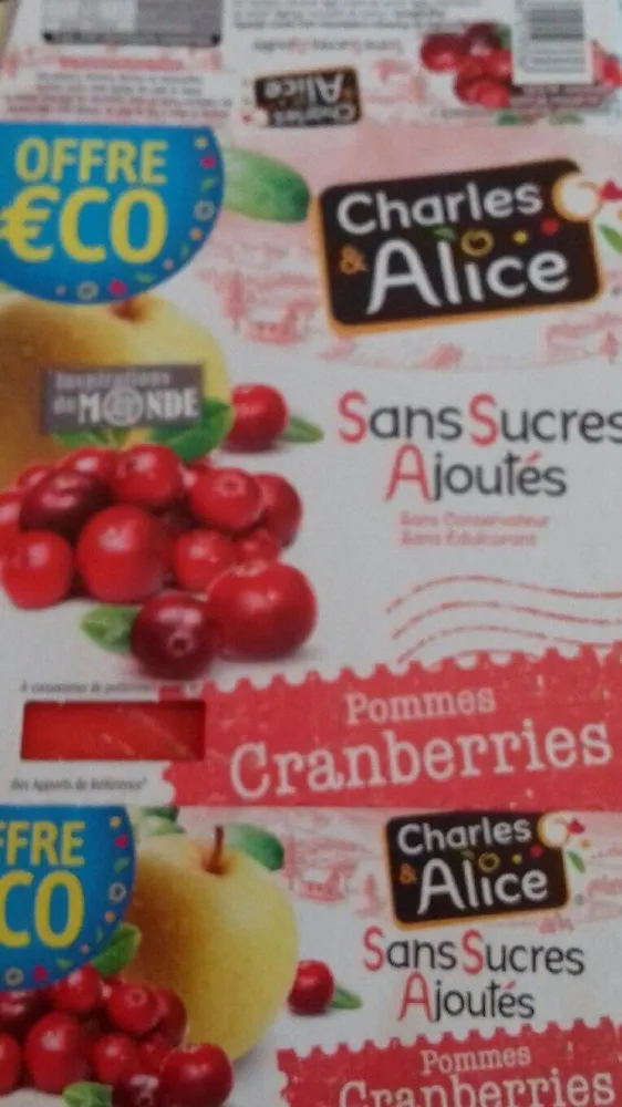 Pommes cranberries