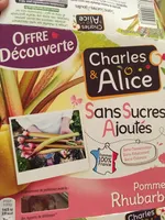 Compotes Pommes Rhubarbe sans sucres ajoutés