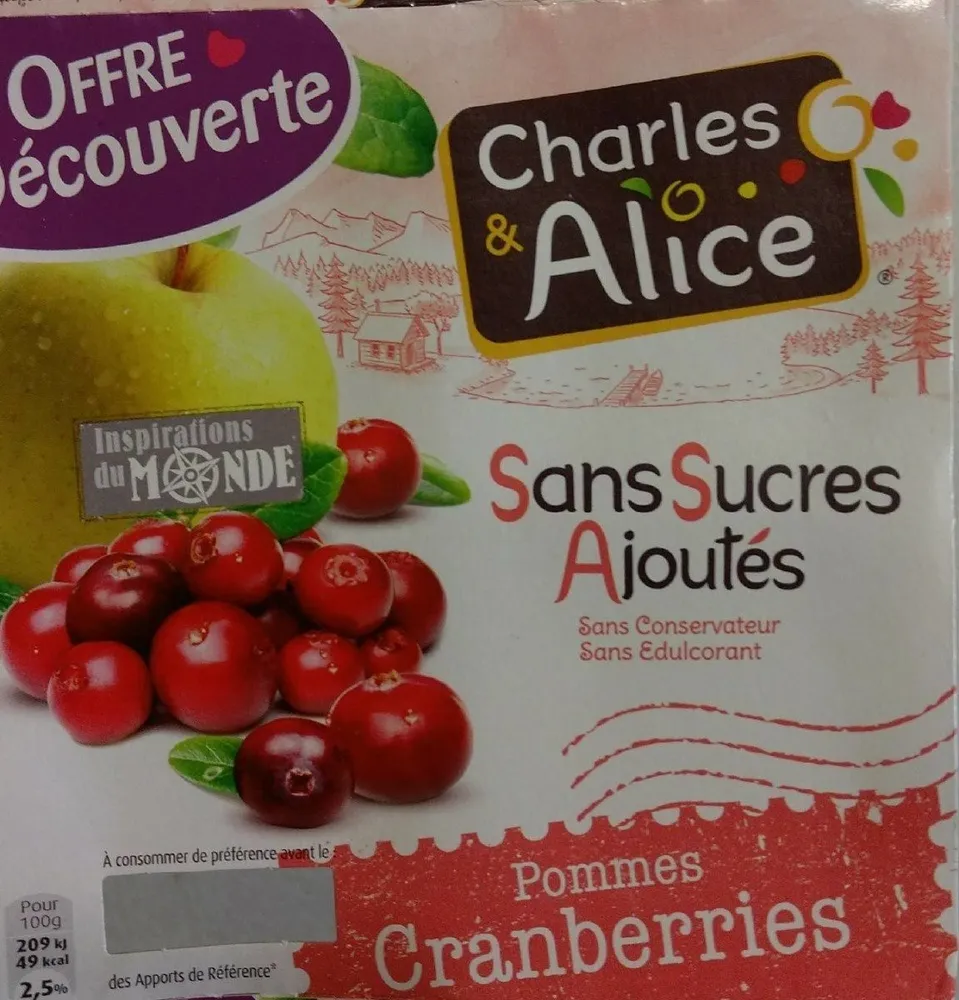 Compote Pommes-Cranberries sans sucres ajoutés