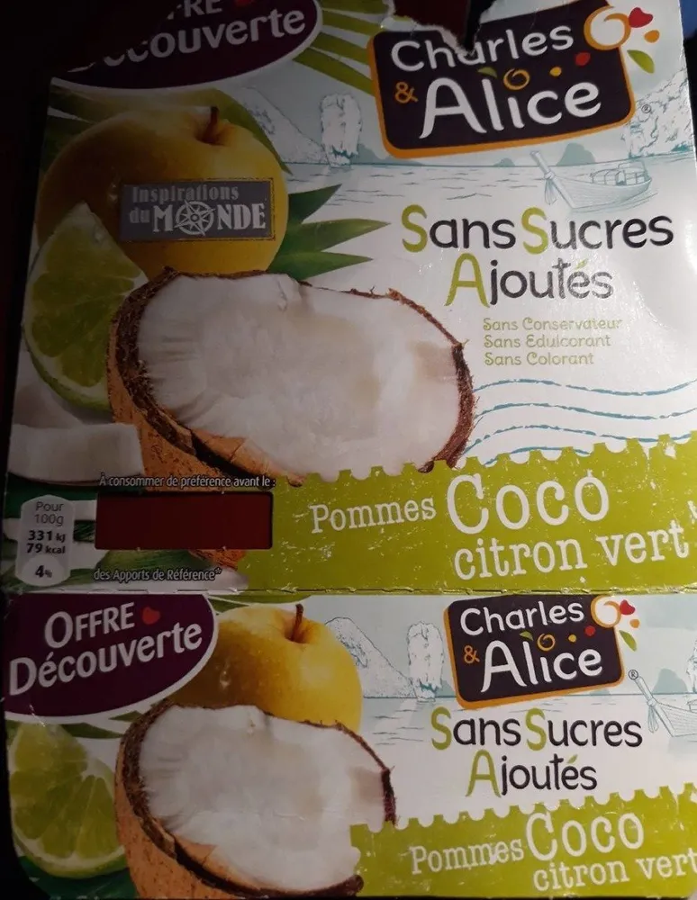 Compote Pommes-Coco-Citron vert