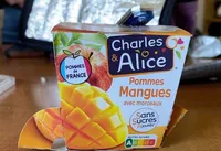 Pommes mangues avec morceaux