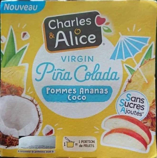 VIRGIN Piña Colada Pommes Ananas Coco