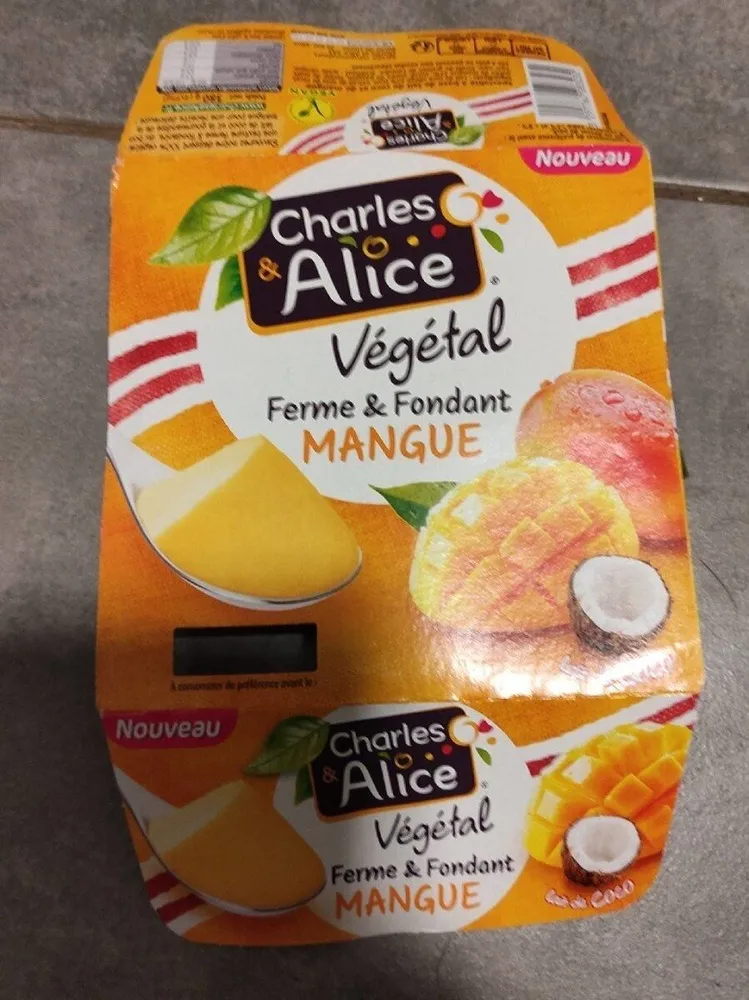 Végétal ferme et fondant mangue