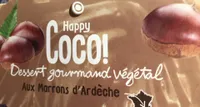 Dessert gourmand végétal aux marrons d'Ardèche