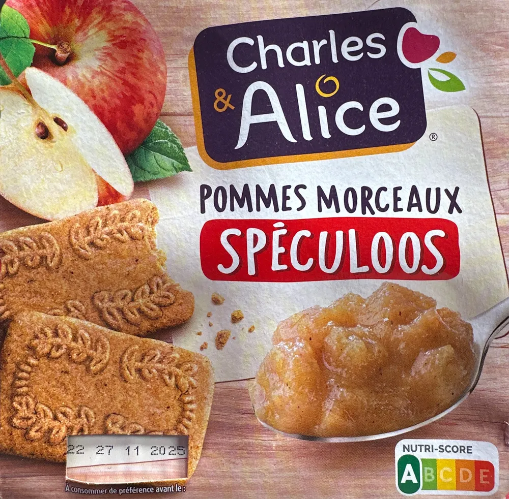 Pommes morceaux speculoos