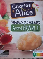 Pommes morceaux sirop d'érable